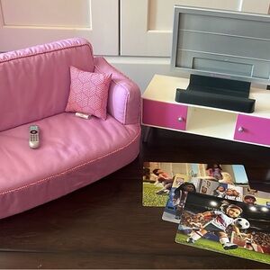 American girl doll TV stand